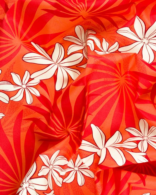 Polynesian Fabric MOENAU Red - Tissushop